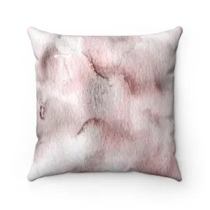 Abstract Boho Pillow Cover | Wine Red White