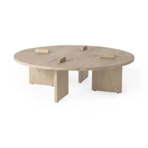 Aida Round Coffee Table Light Gray | Round