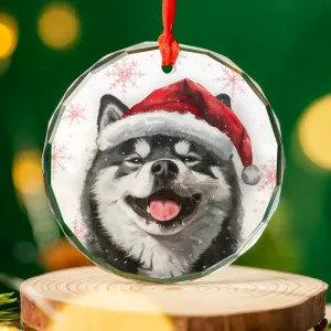 Akita-2 Christmas Ornament