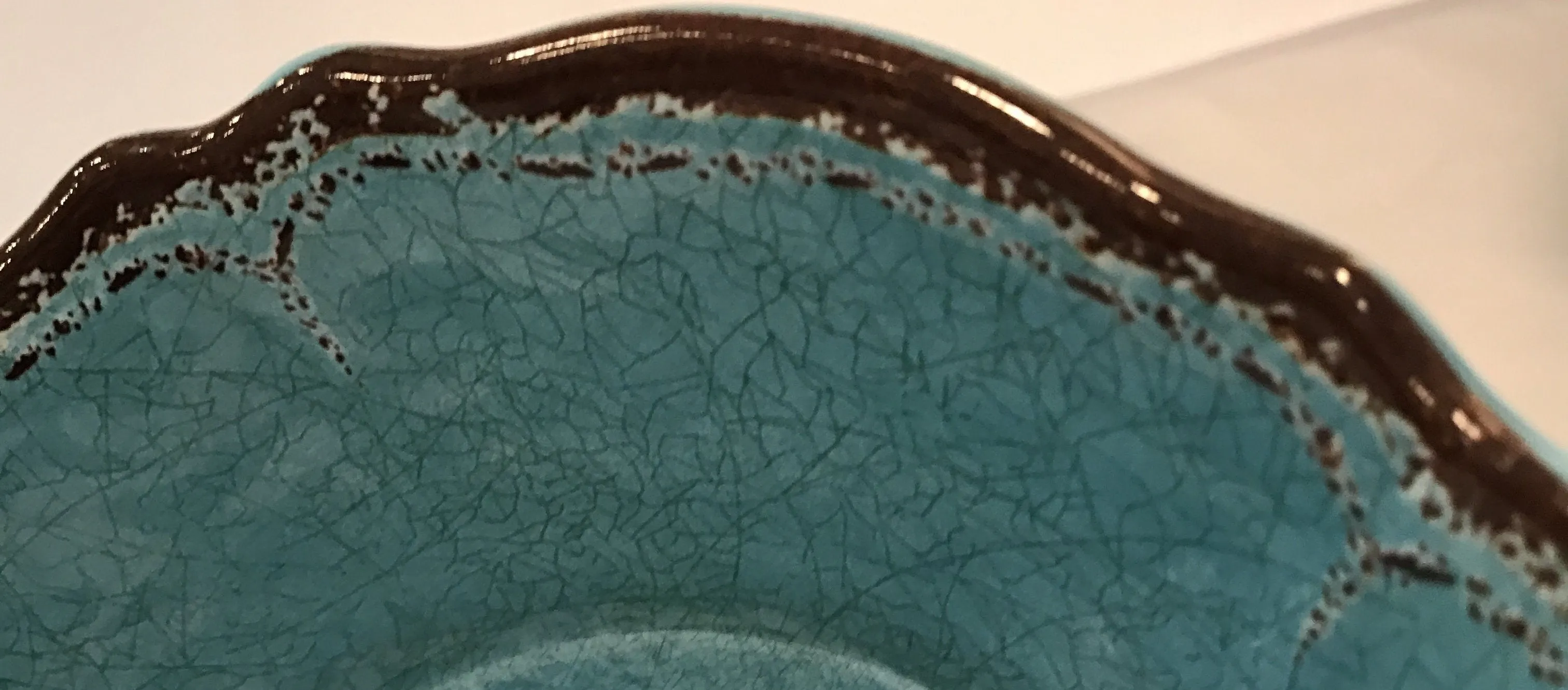 Antiqua Turquoise Appetizer Plates 097ATQT