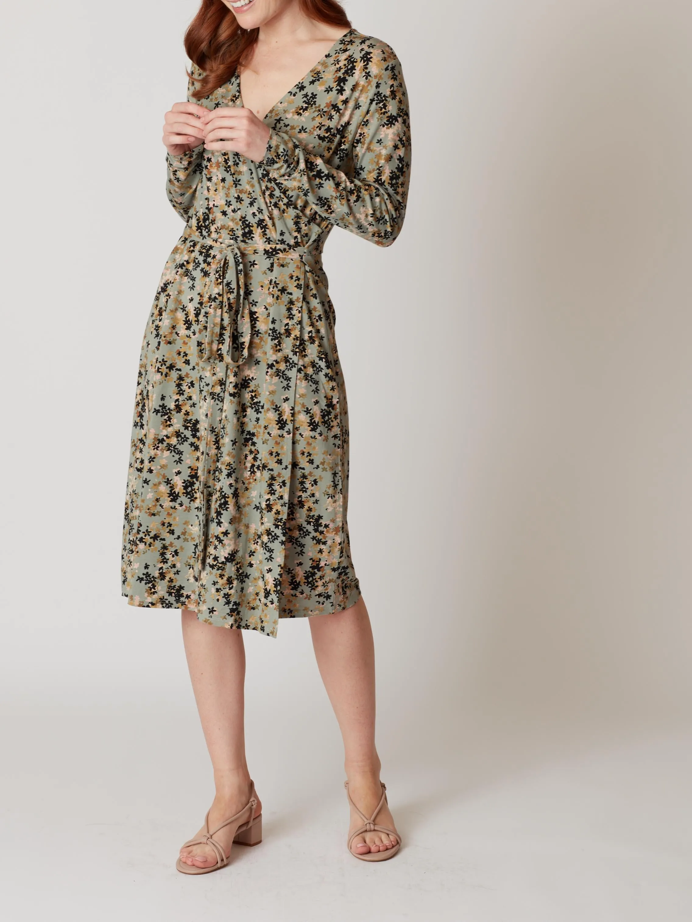 Ariyah Floral Wrap Dress