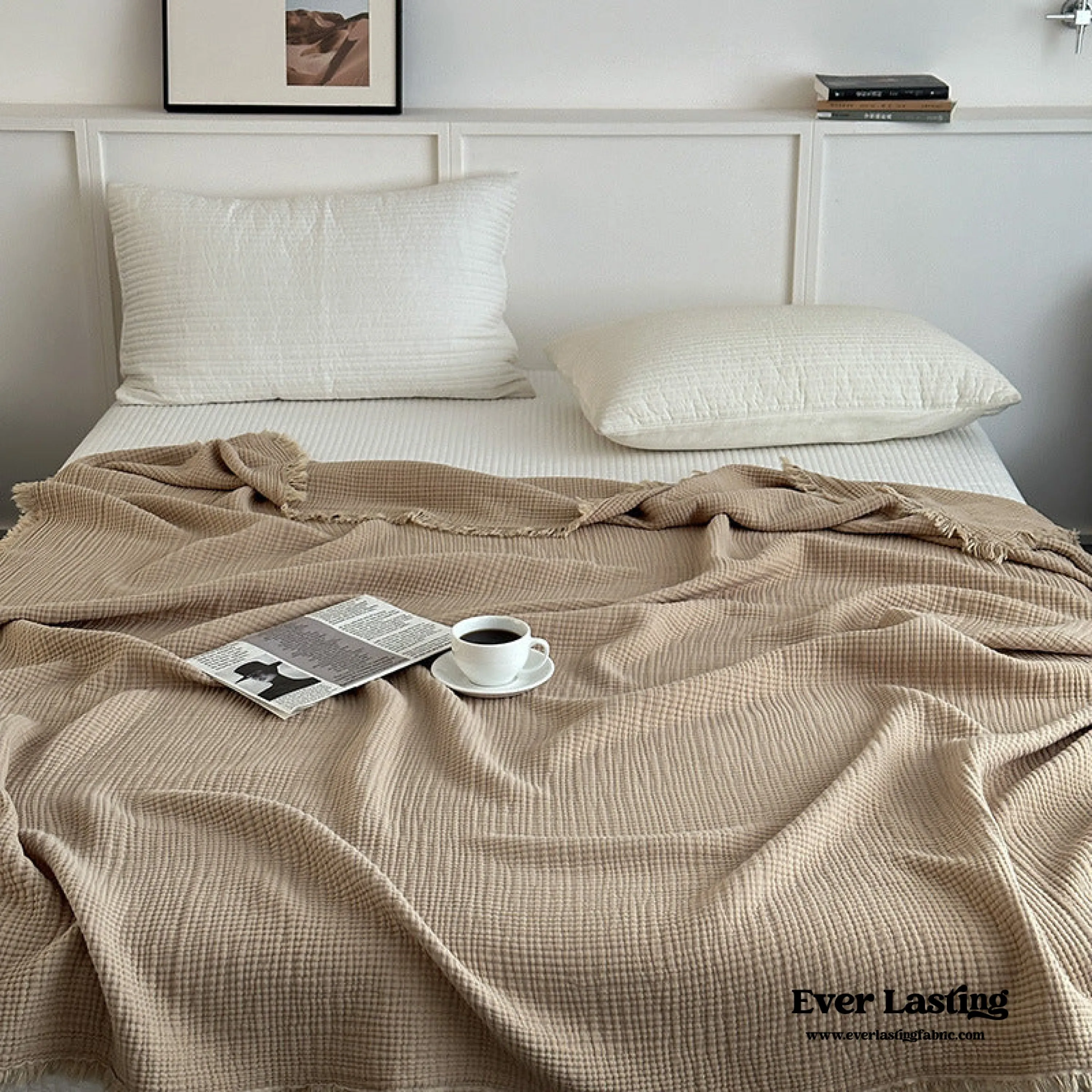 Assorted Latte Breathable Blanket / Latte