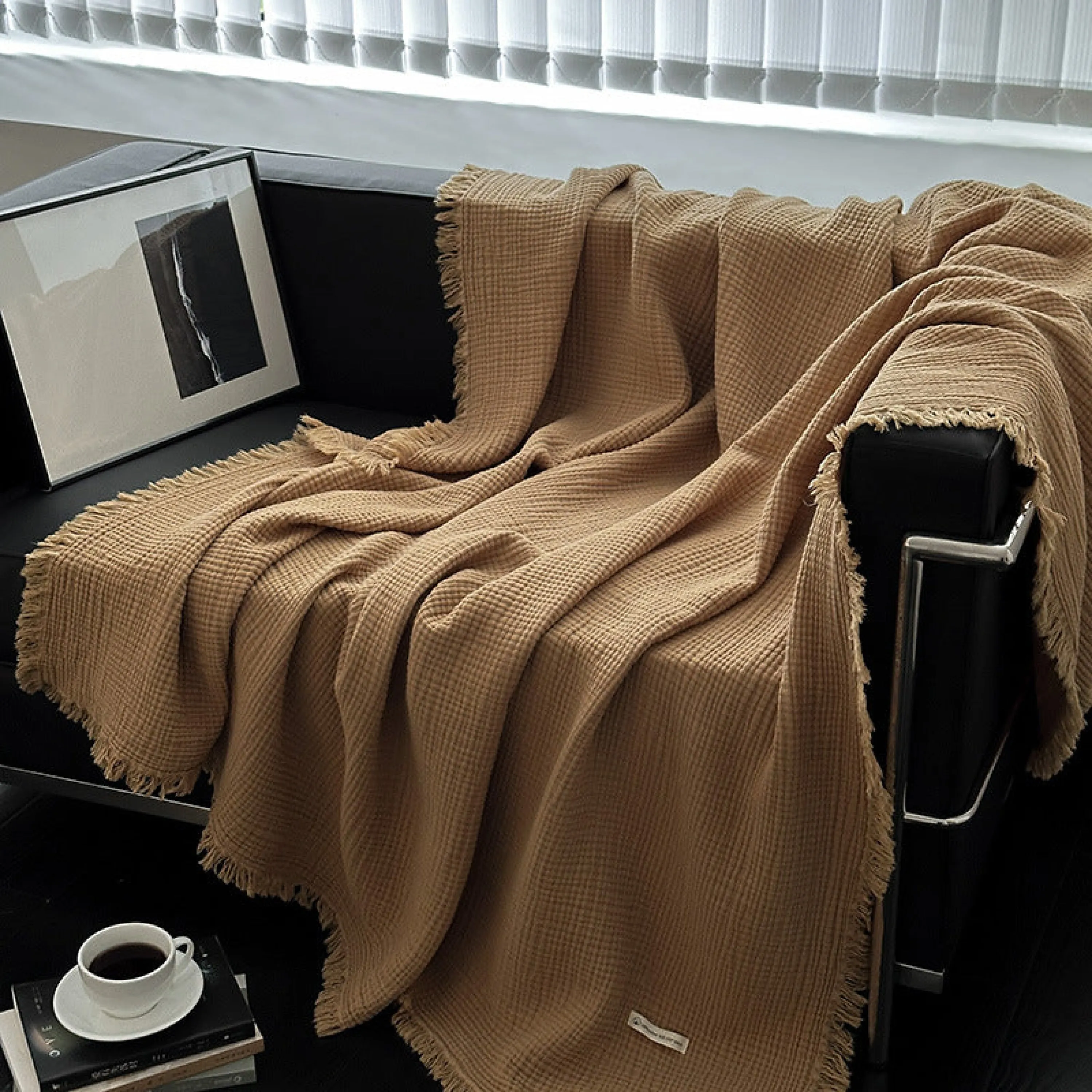 Assorted Latte Breathable Blanket / Latte