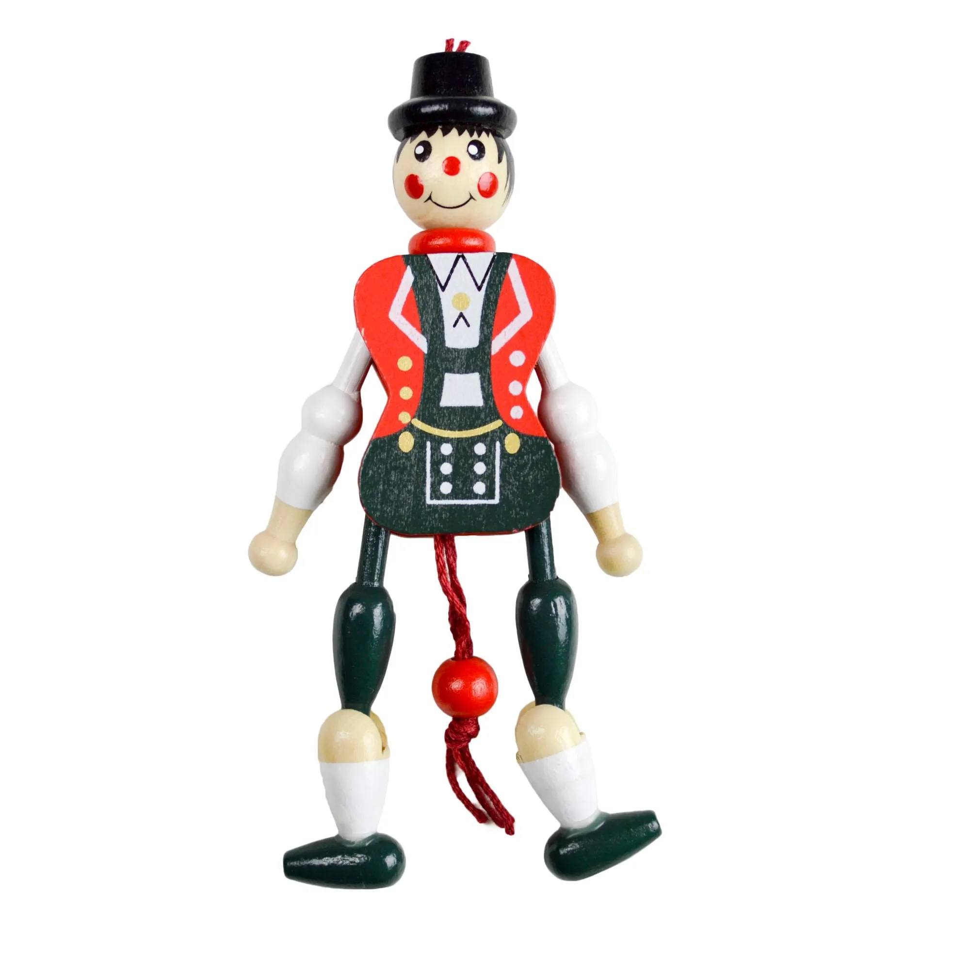 Bavarian Boy Wood Jumping Jack Toy