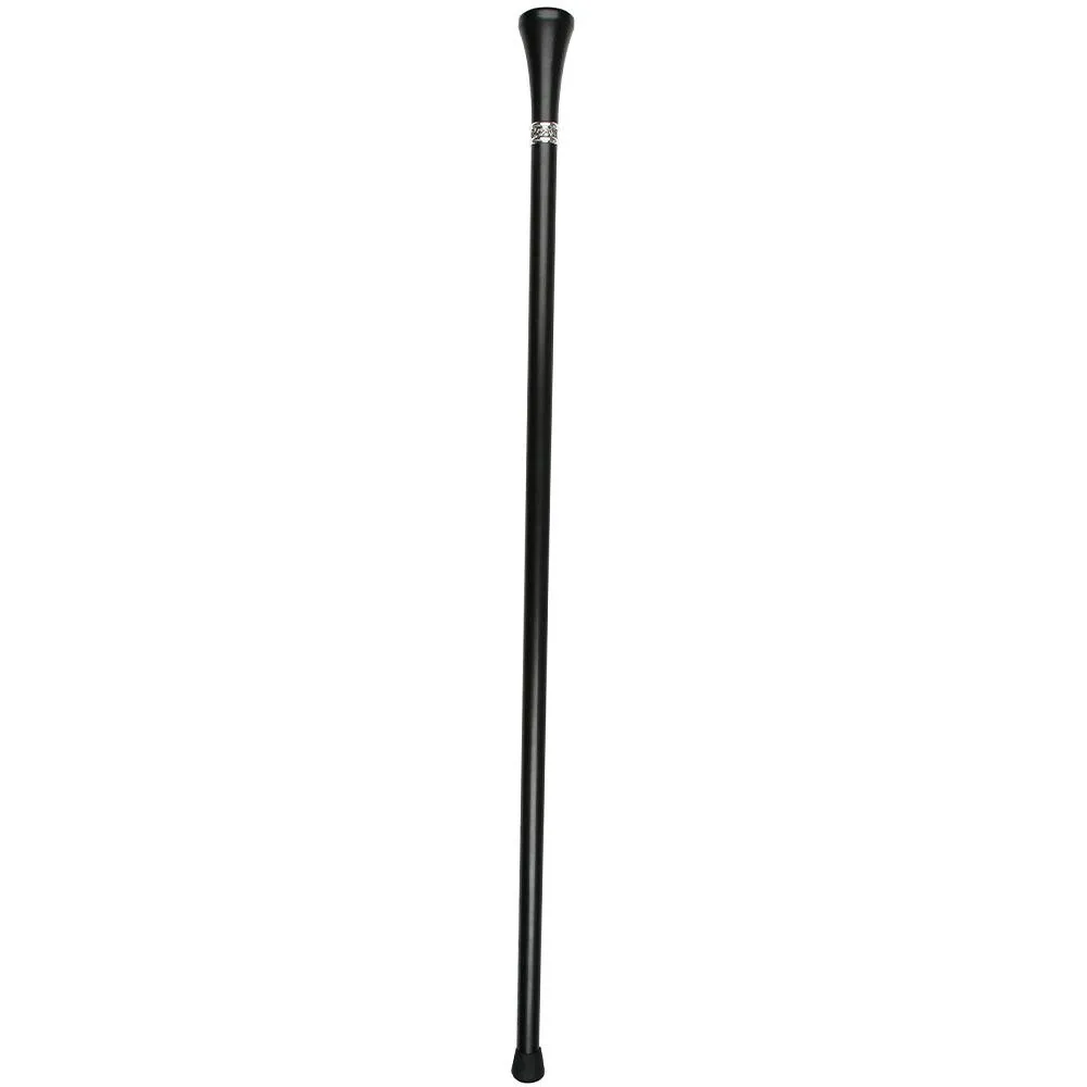 Best Grandma Top Walking Stick w/ Black Beechwood Shaft & Pewter Collar