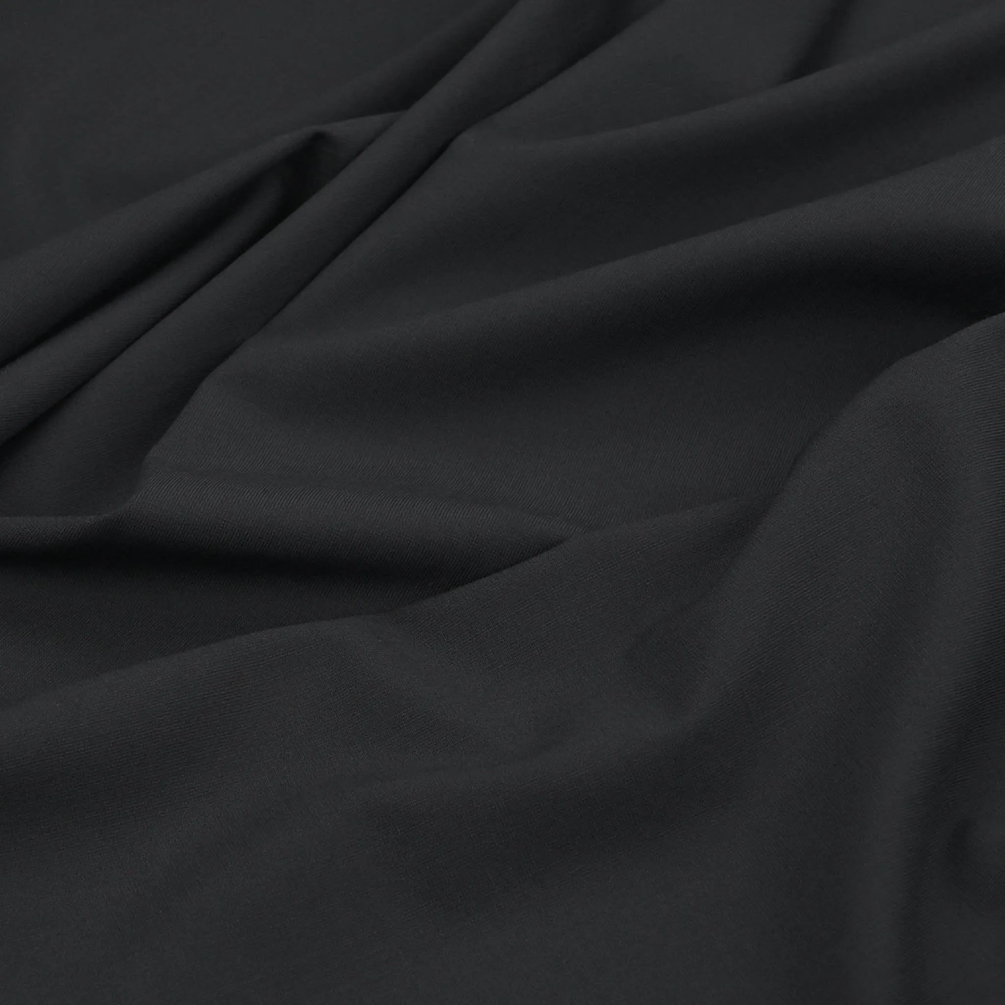 Black Stretch Suiting Fabric 98732