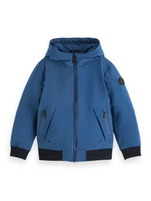 Blue Hooded Jacket