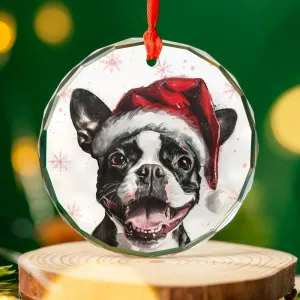 Boston-Terrier-2 Christmas Ornament