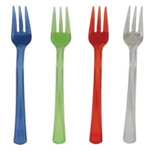 Bulk Assorted Translucent TrendWare Mini Forks (144 per Case)