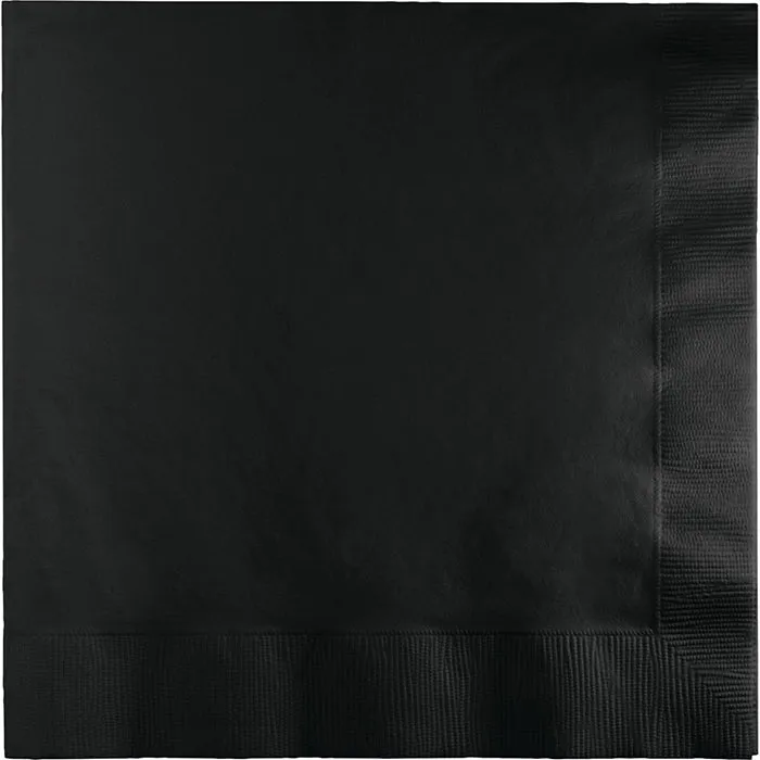 Bulk Black Velvet Luncheon Napkins 3 ply (500 per Case)