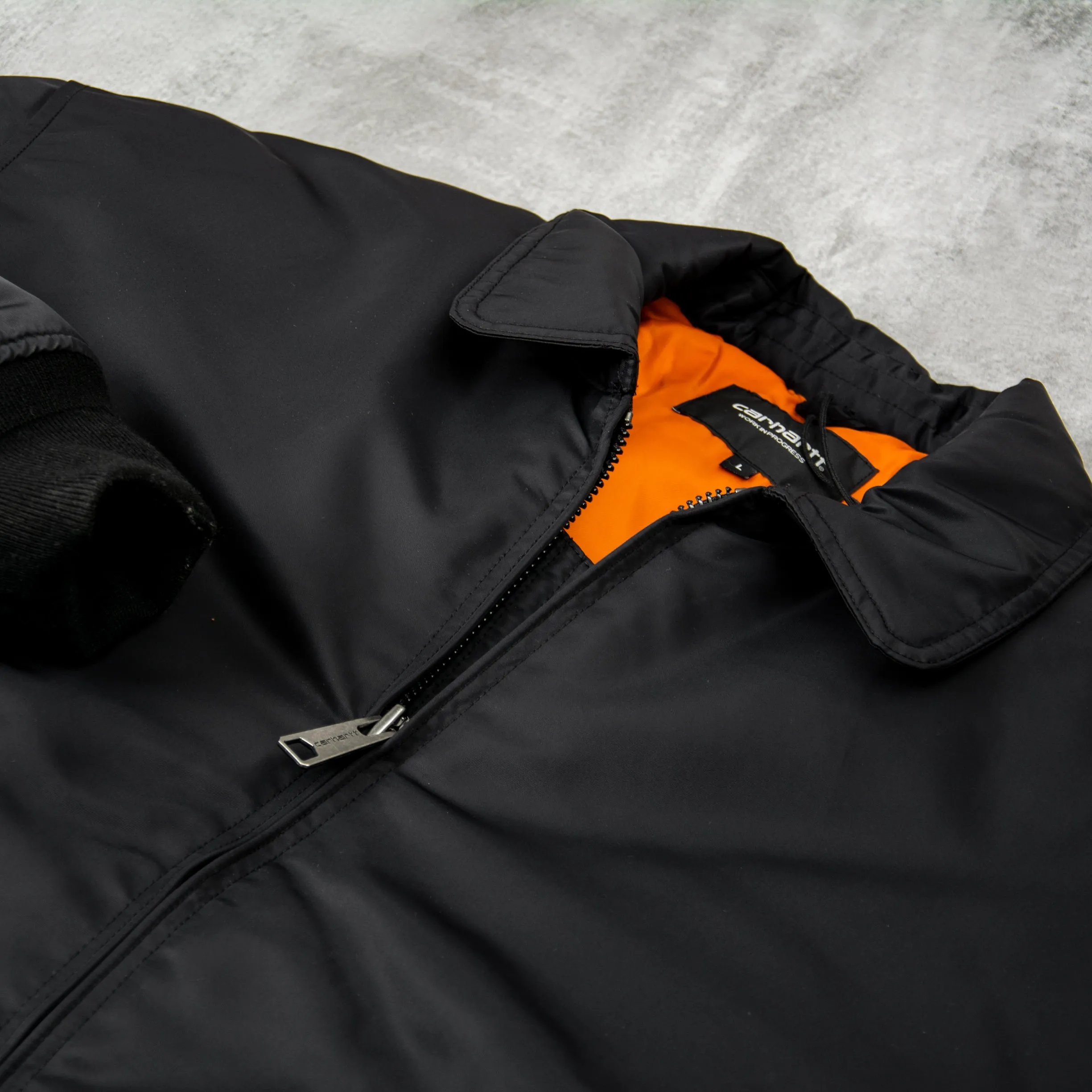 Carhartt WIP Olten Bomber - Black / Tumeric