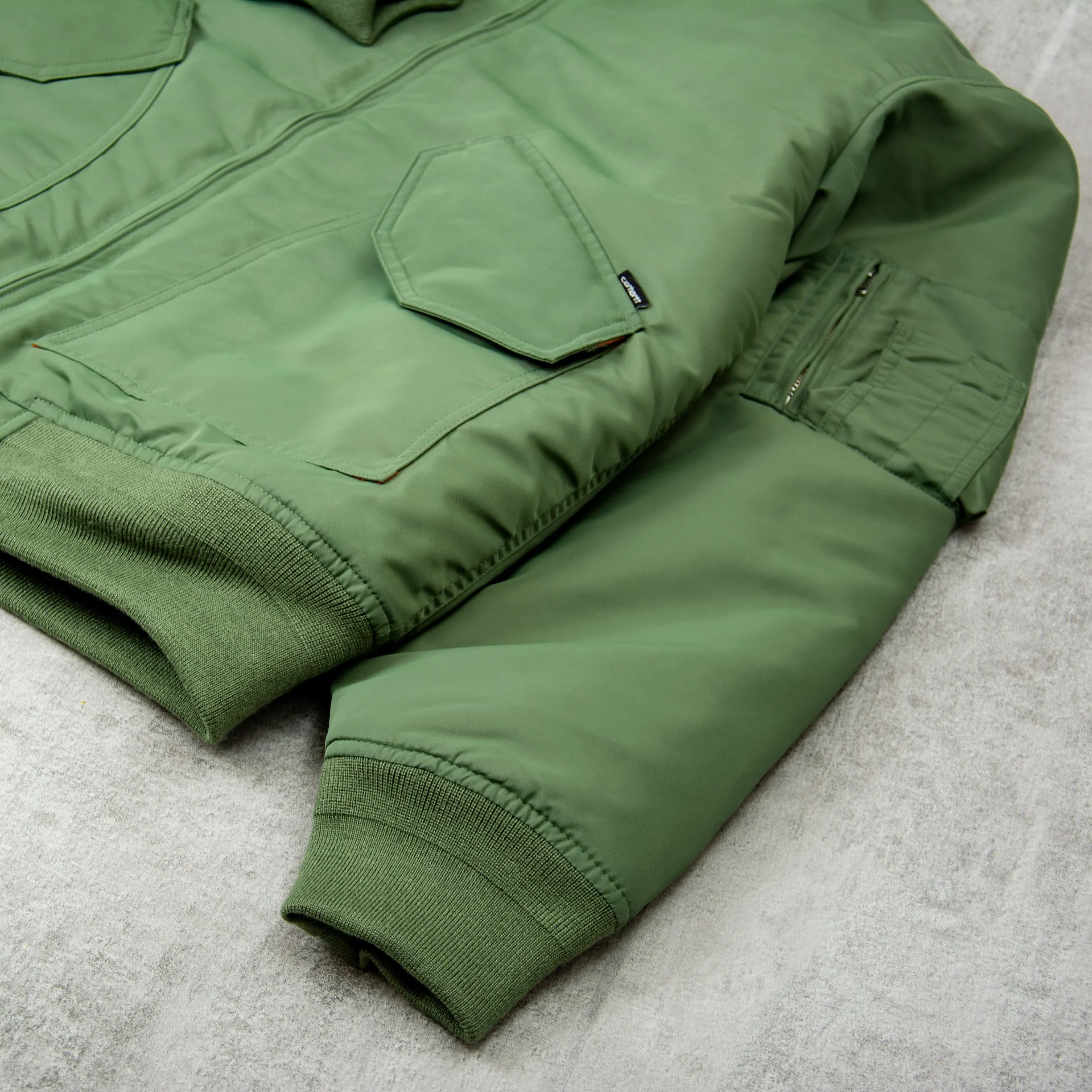 Carhartt WIP Olten Bomber - Duck Green / Tumeric