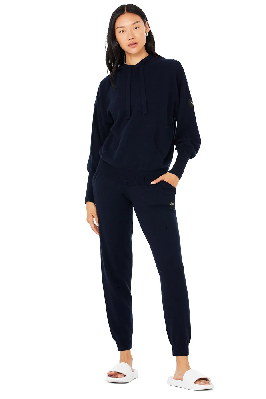 Cashmere Jet Set Hoodie & High-Waist Pant Set