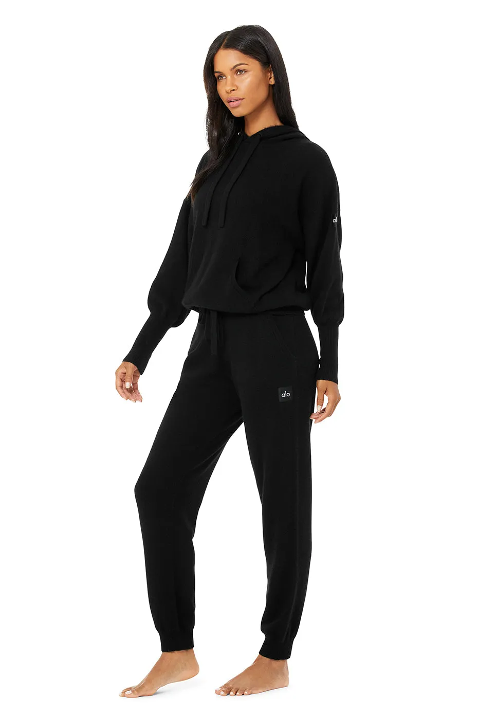 Cashmere Jet Set Hoodie & High-Waist Pant Set