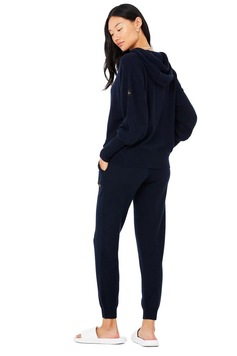 Cashmere Jet Set Hoodie & High-Waist Pant Set