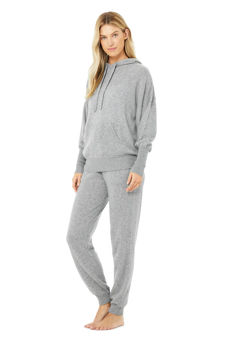 Cashmere Jet Set Hoodie & High-Waist Pant Set