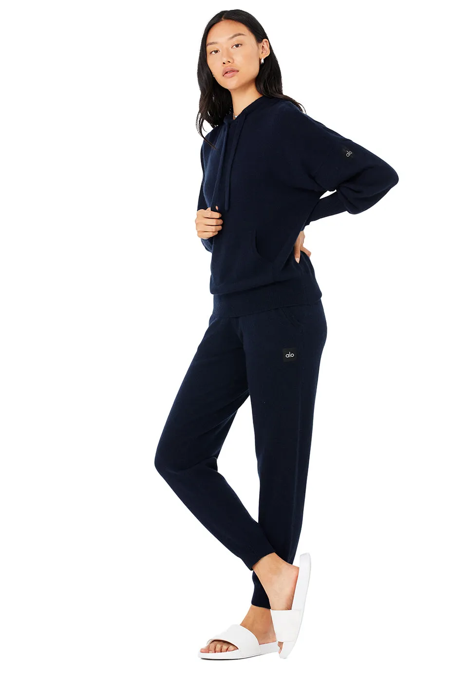 Cashmere Jet Set Hoodie & High-Waist Pant Set