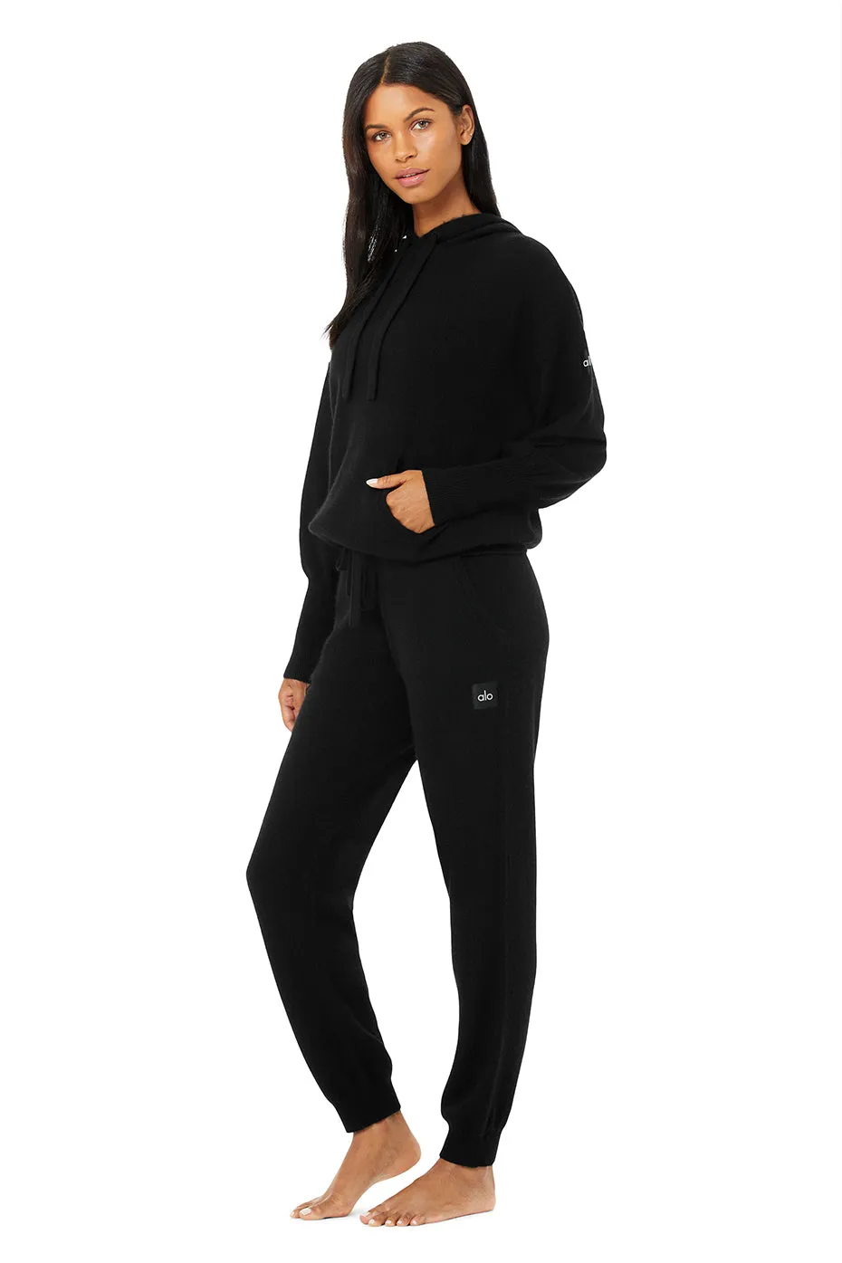 Cashmere Jet Set Hoodie & High-Waist Pant Set