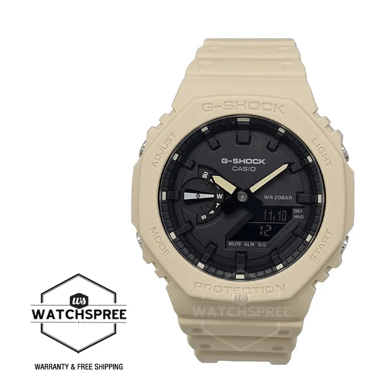 Casio G-Shock Carbon Core Guard Structure Khaki Resin Band Watch GA2100-5A GA-2100-5A