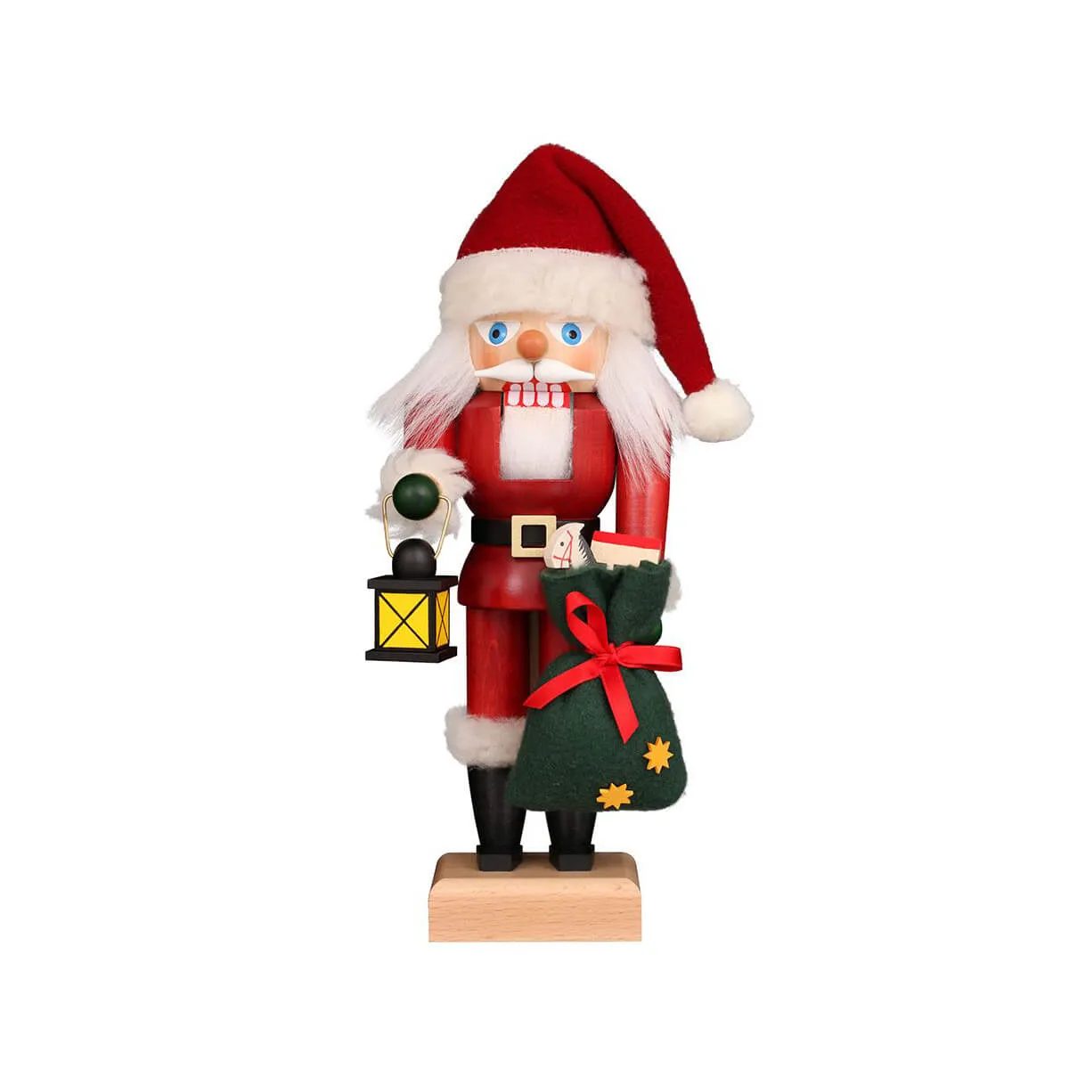 Christian Ulbricht Nutcracker - Santa with Lantern - Glazed