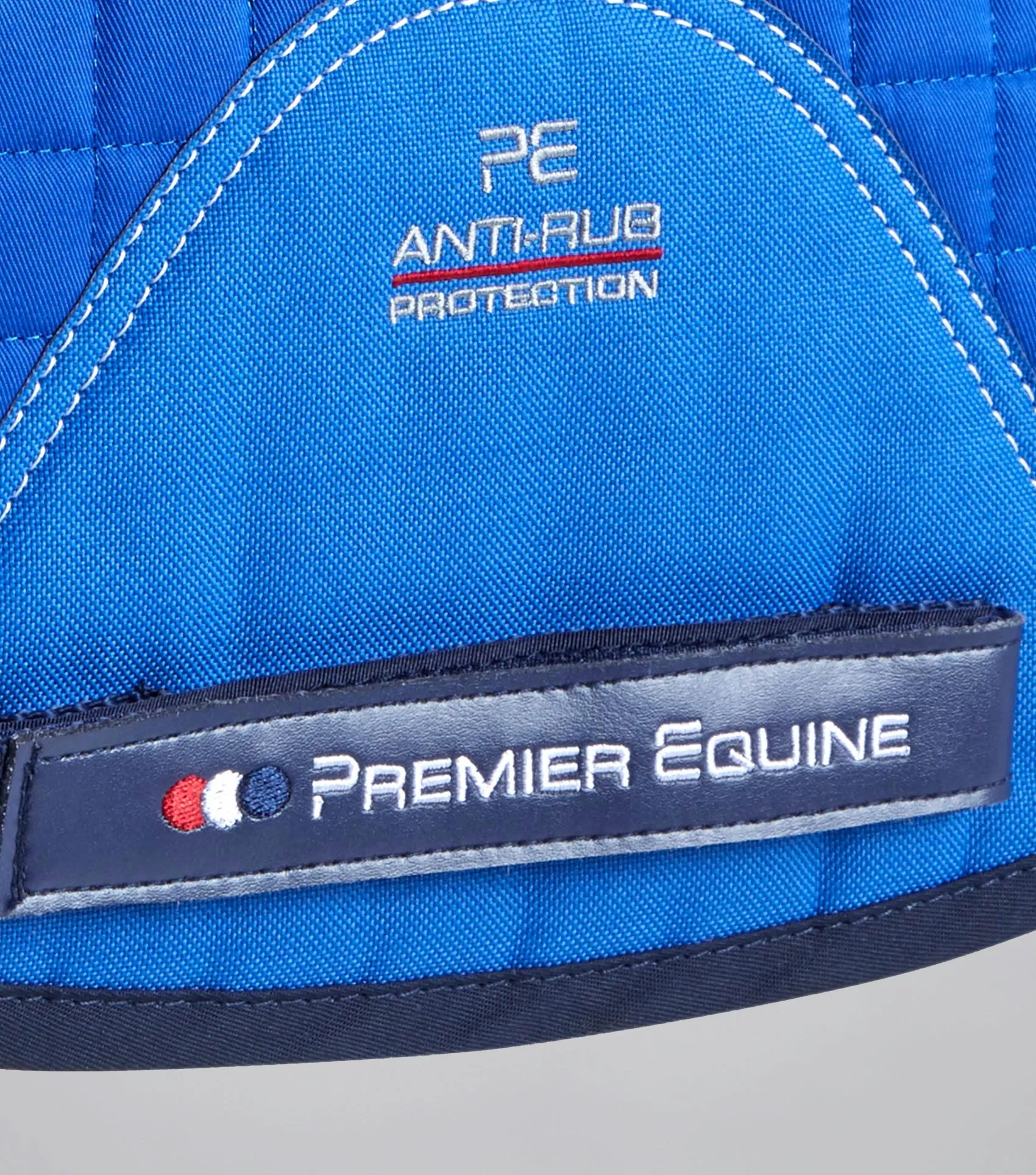 Close Contact Merino Wool European Saddle Pad - GP/Jump Square Royal Blue/Navy Wool