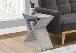 Contemporary Grey Accent Table