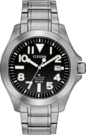 CTZ Watch Promaster Tough Super Titanium Eco Drive Mens