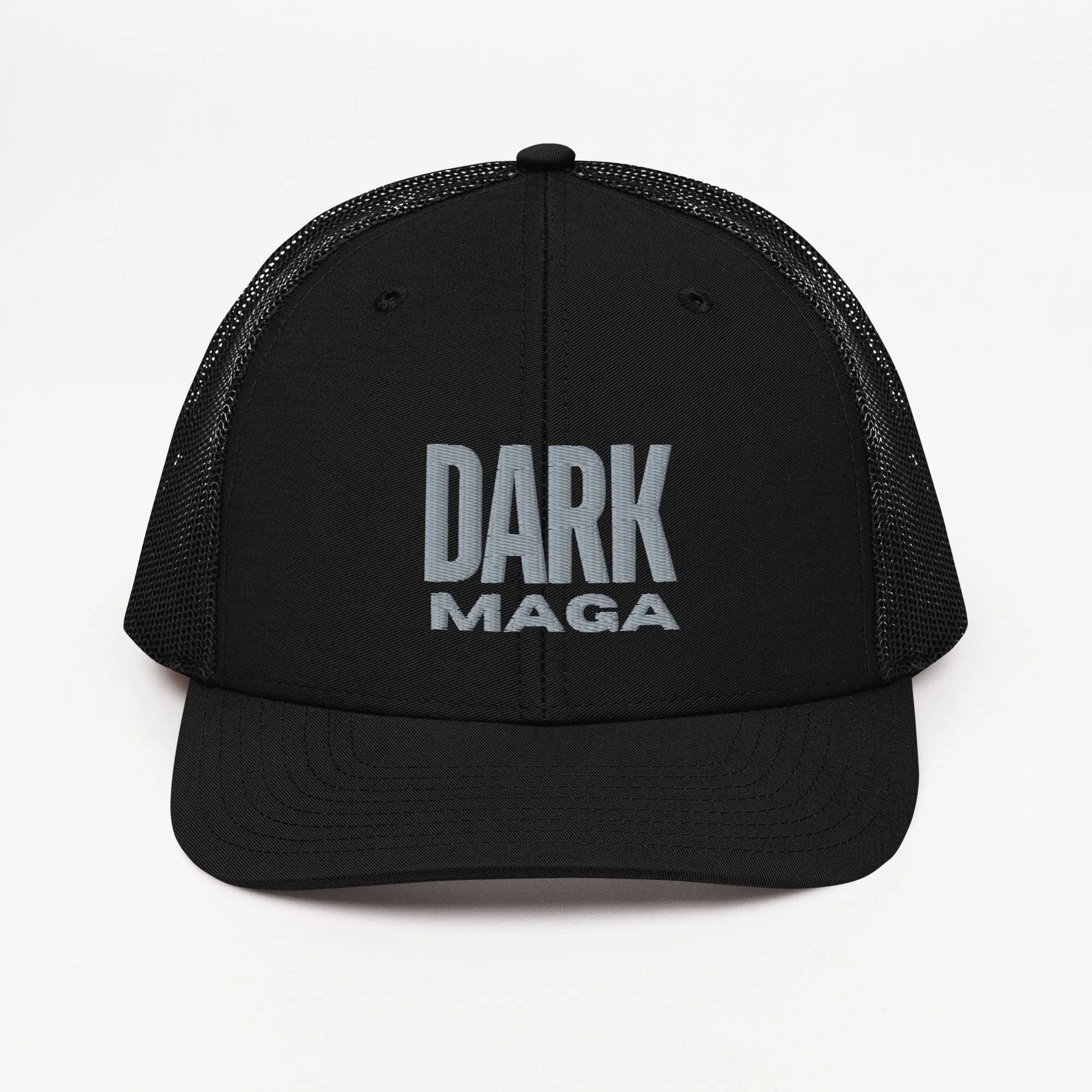 Dark MAGA Custom Embroidered Trucker Hat