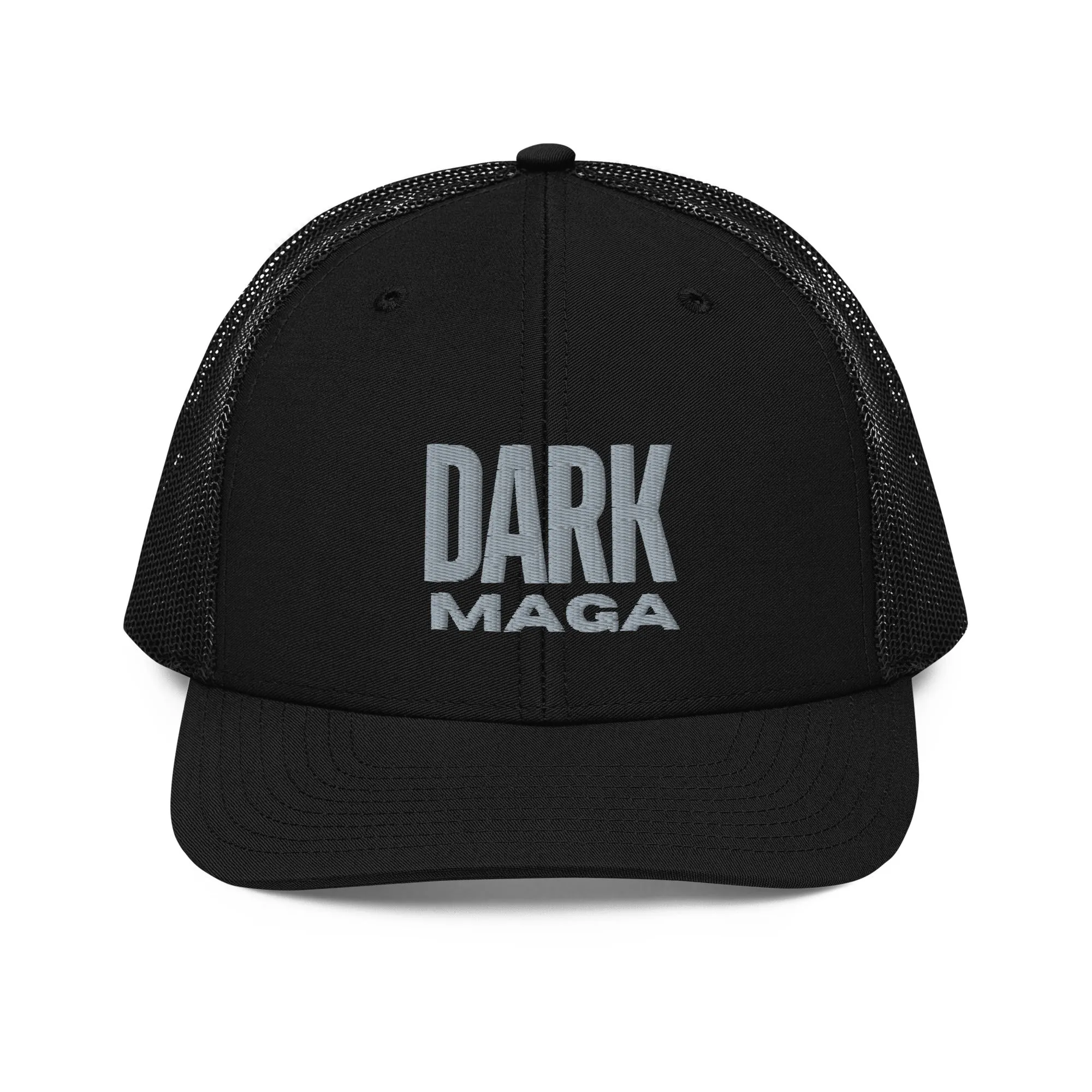 Dark MAGA Custom Embroidered Trucker Hat