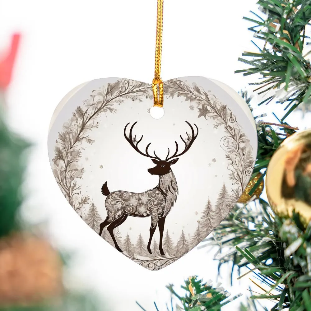 Deer 2 Christmas Ornament