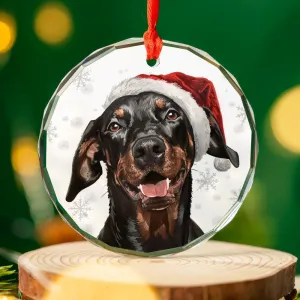 Doberman-2 Christmas Ornament