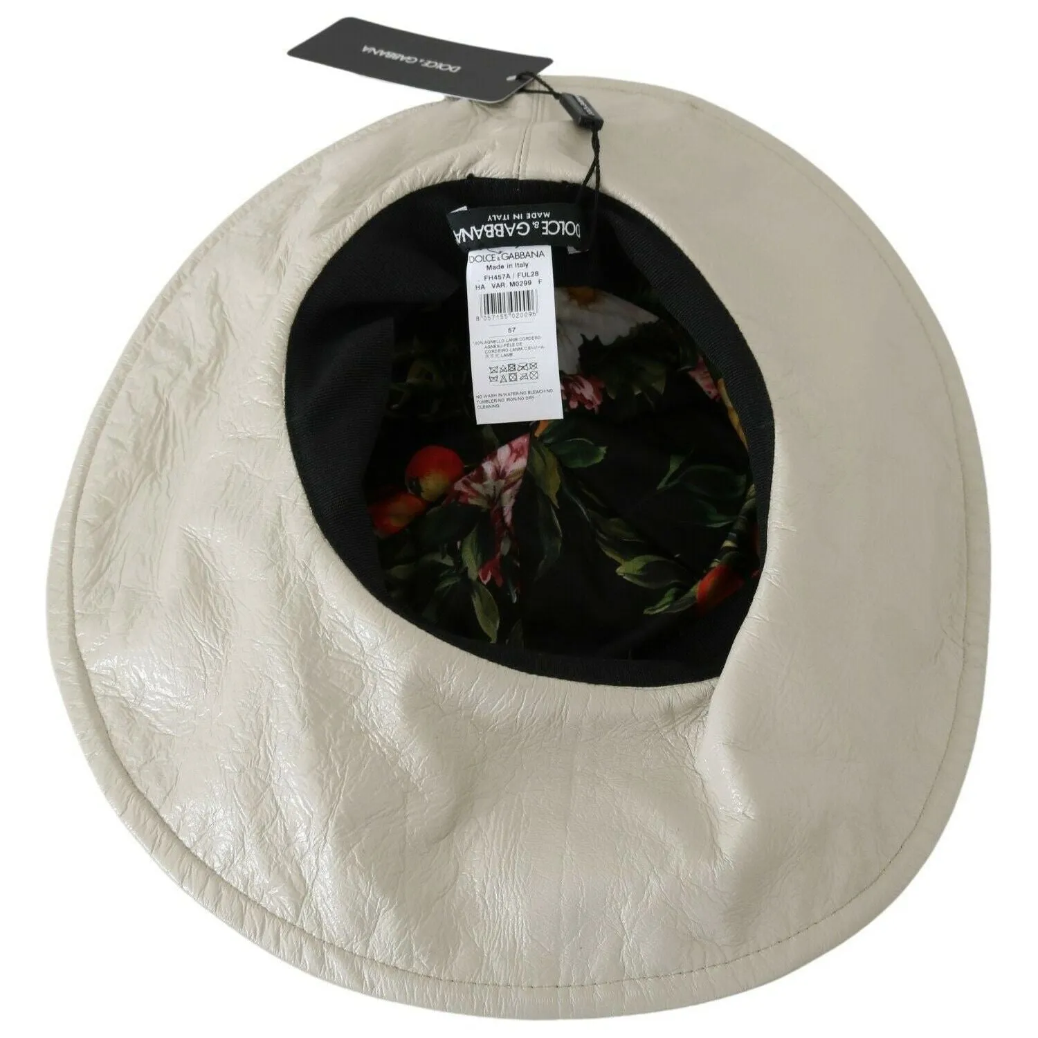 Dolce & Gabbana Elegant Beige Panama Cap - Timeless Fashion Accessory