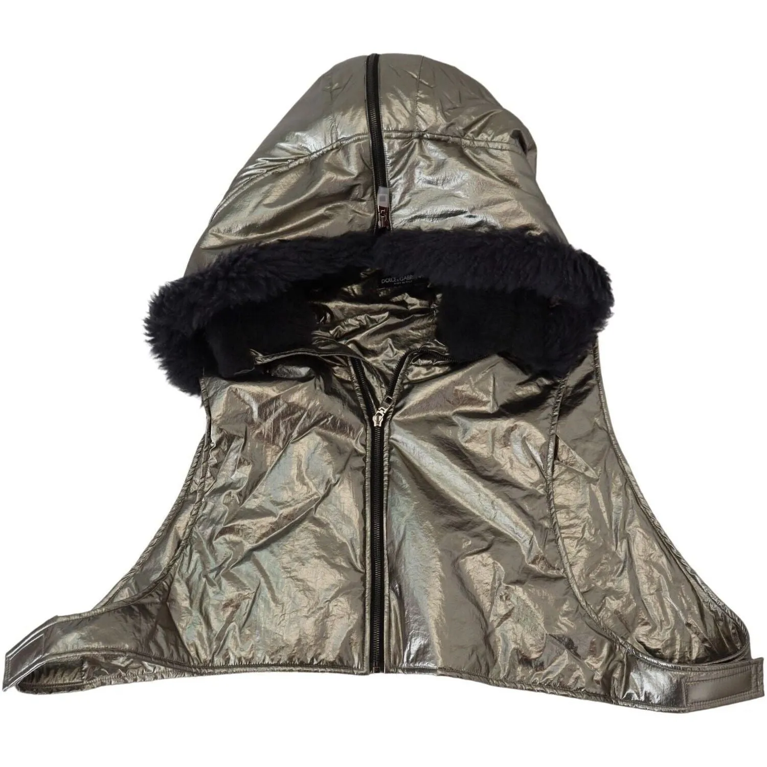 Dolce & Gabbana Elegant Silver Whole Head Wrap Hat