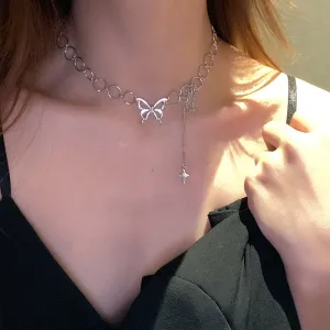 Ethereal Butterfly Chain Collar