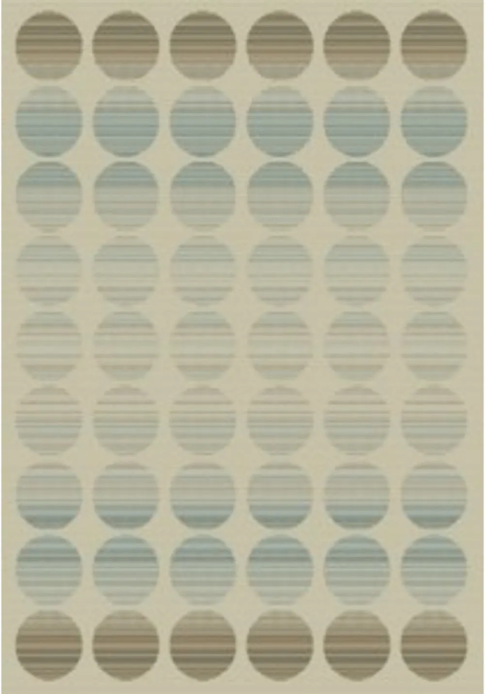 Fade Flatweave Rug with Faded Polka Dots-120x170cm