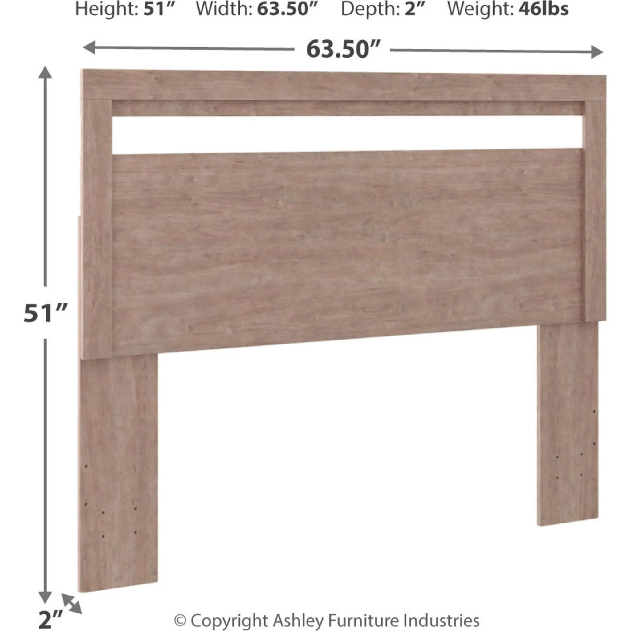 Flannia Queen Panel Headboard