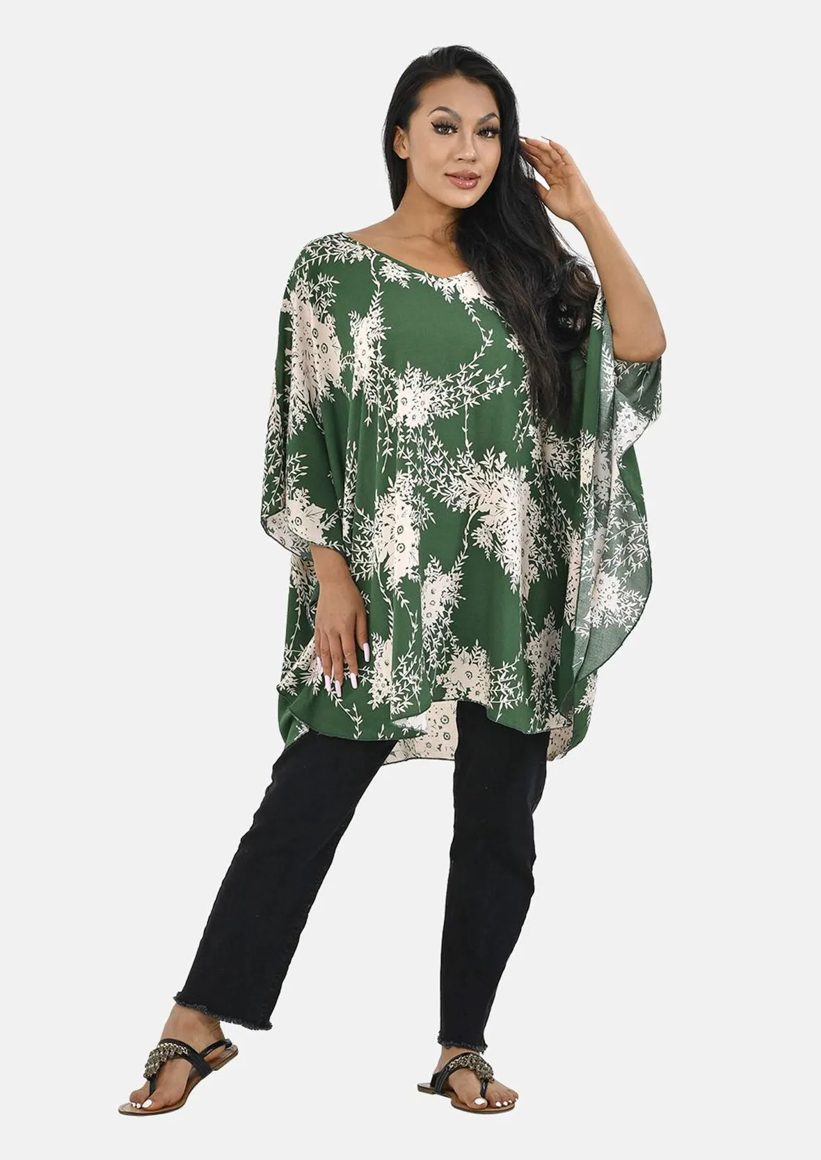 Flowy Loose Fit Printed Top