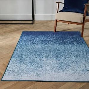 Fusion Lex Washable Rug - Blue