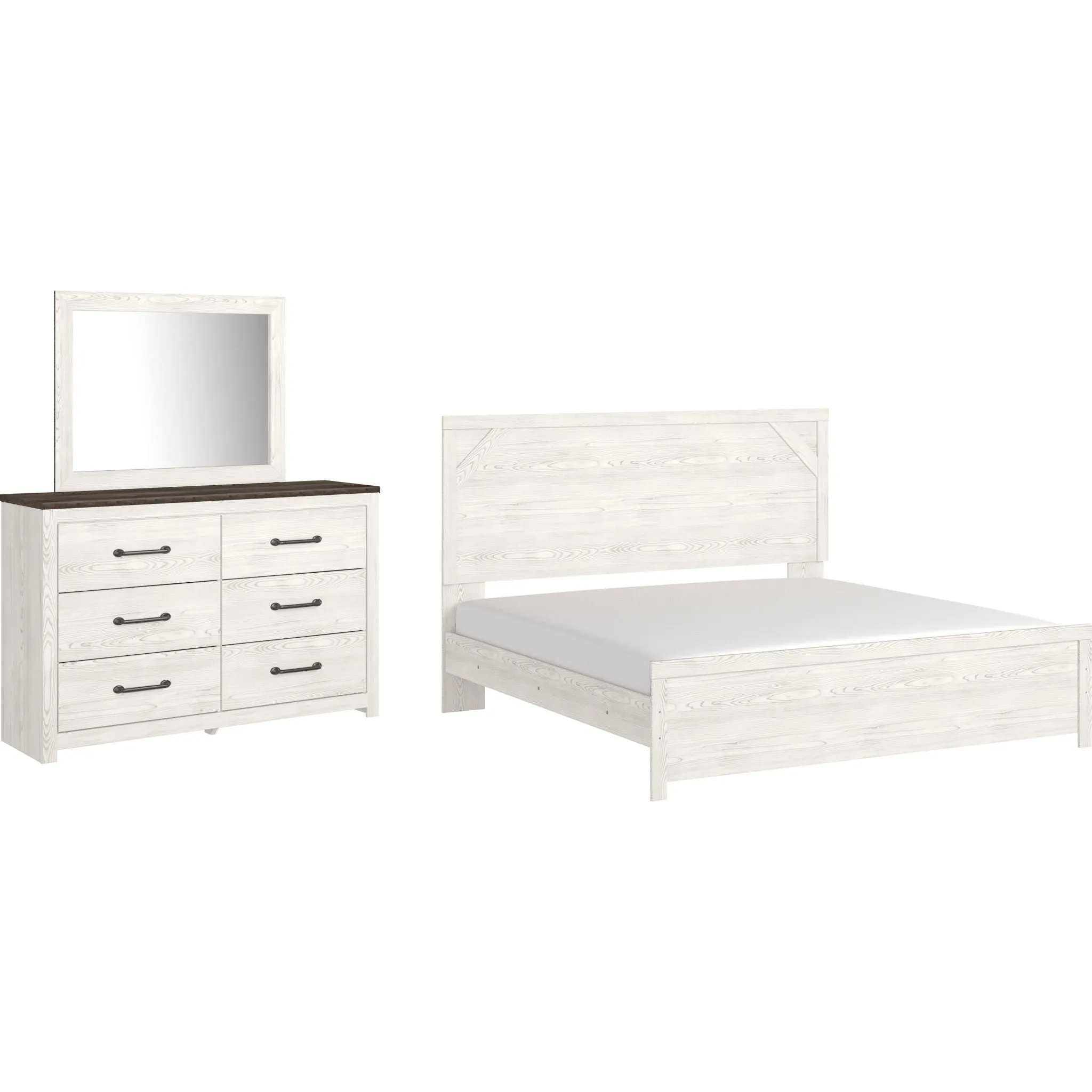 Gerridan 5 Piece Panel Bedroom