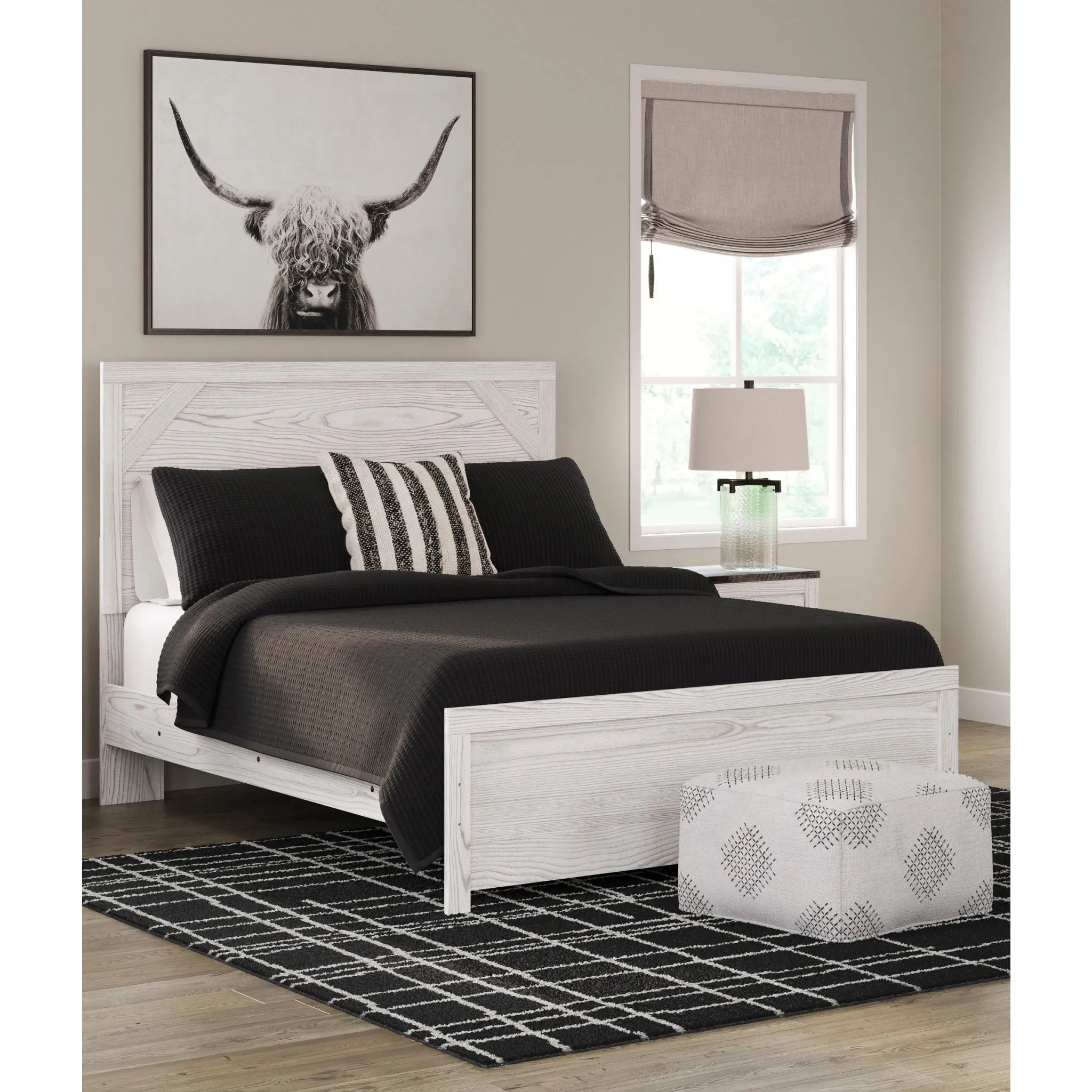 Gerridan 5 Piece Panel Bedroom