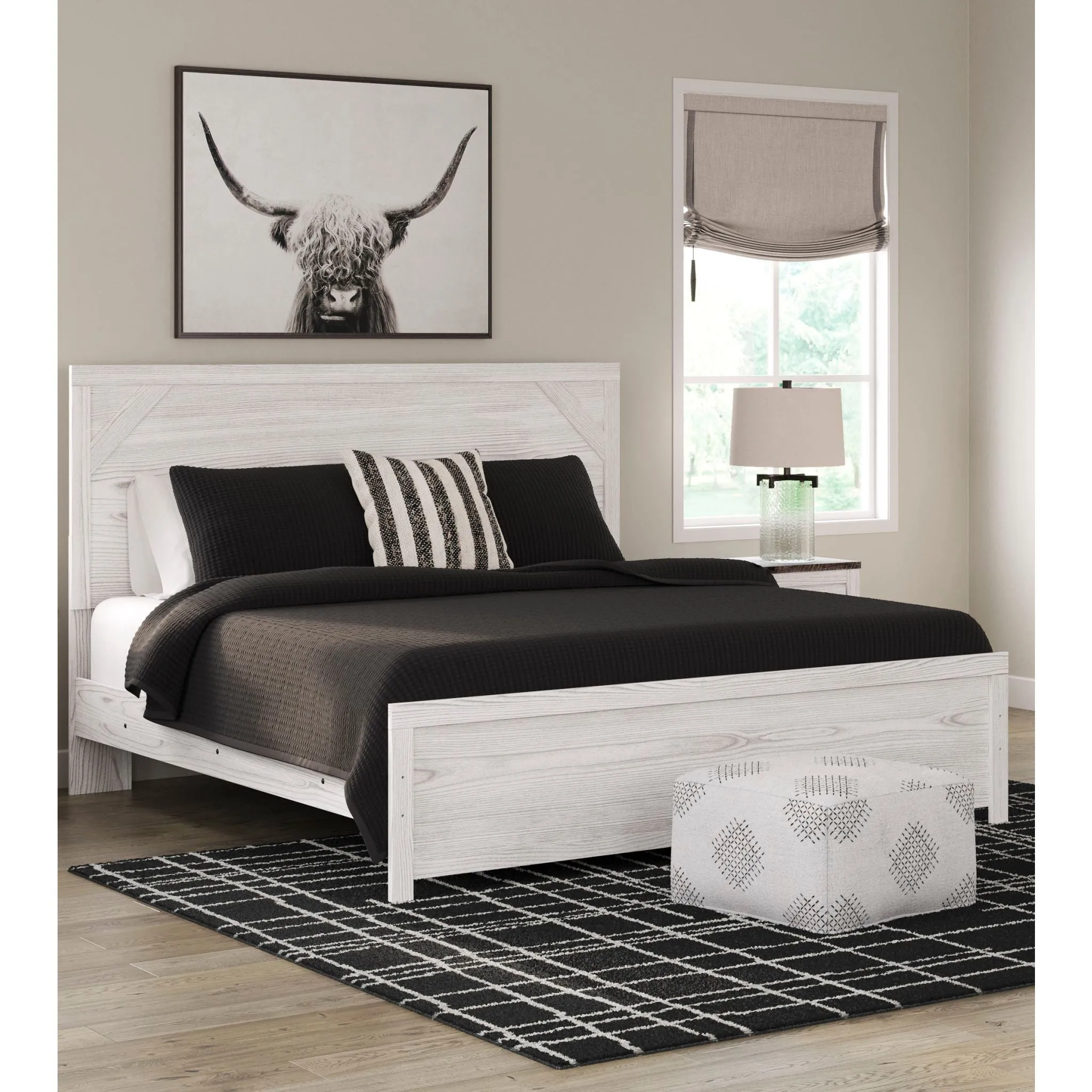 Gerridan 5 Piece Panel Bedroom