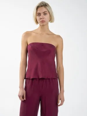 Gimlet Tube Top - Wine