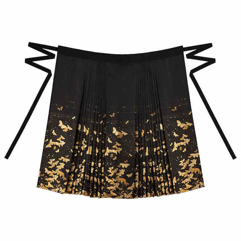 Golden Butterfly in a Dream - Mamianqun Hanfu Skirt