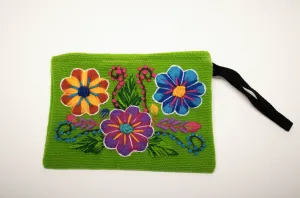 Hand Woven Green Pouch