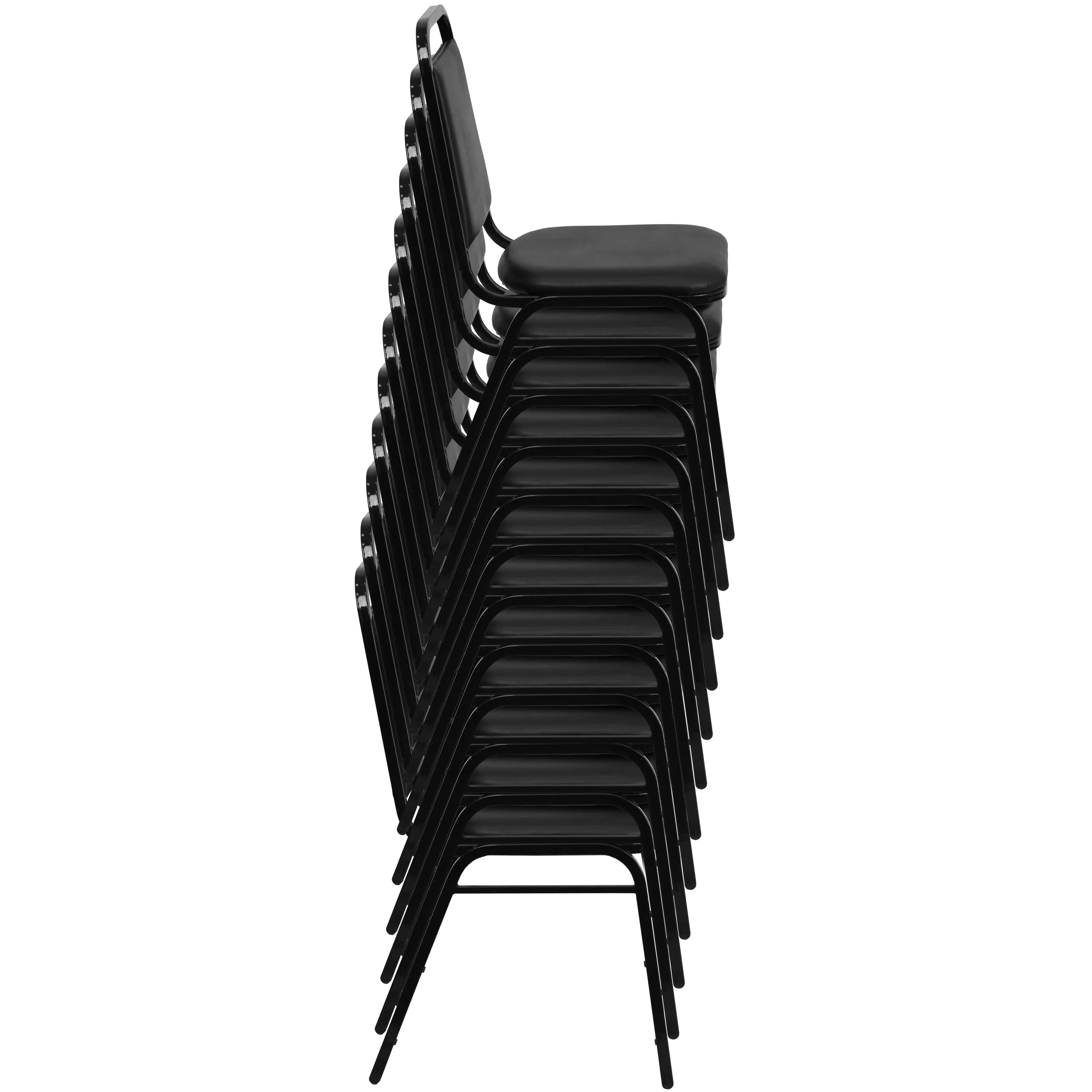 HERCULES Series Trapezoidal Back Stacking Banquet Chair with 1.5" Thick Seat