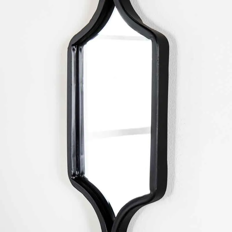 Hill Decorative Hanging Mirror Black