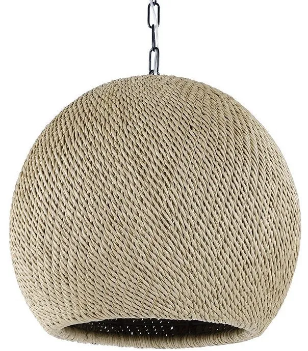 Indoor/Outdoor Wicker Weave Pendants