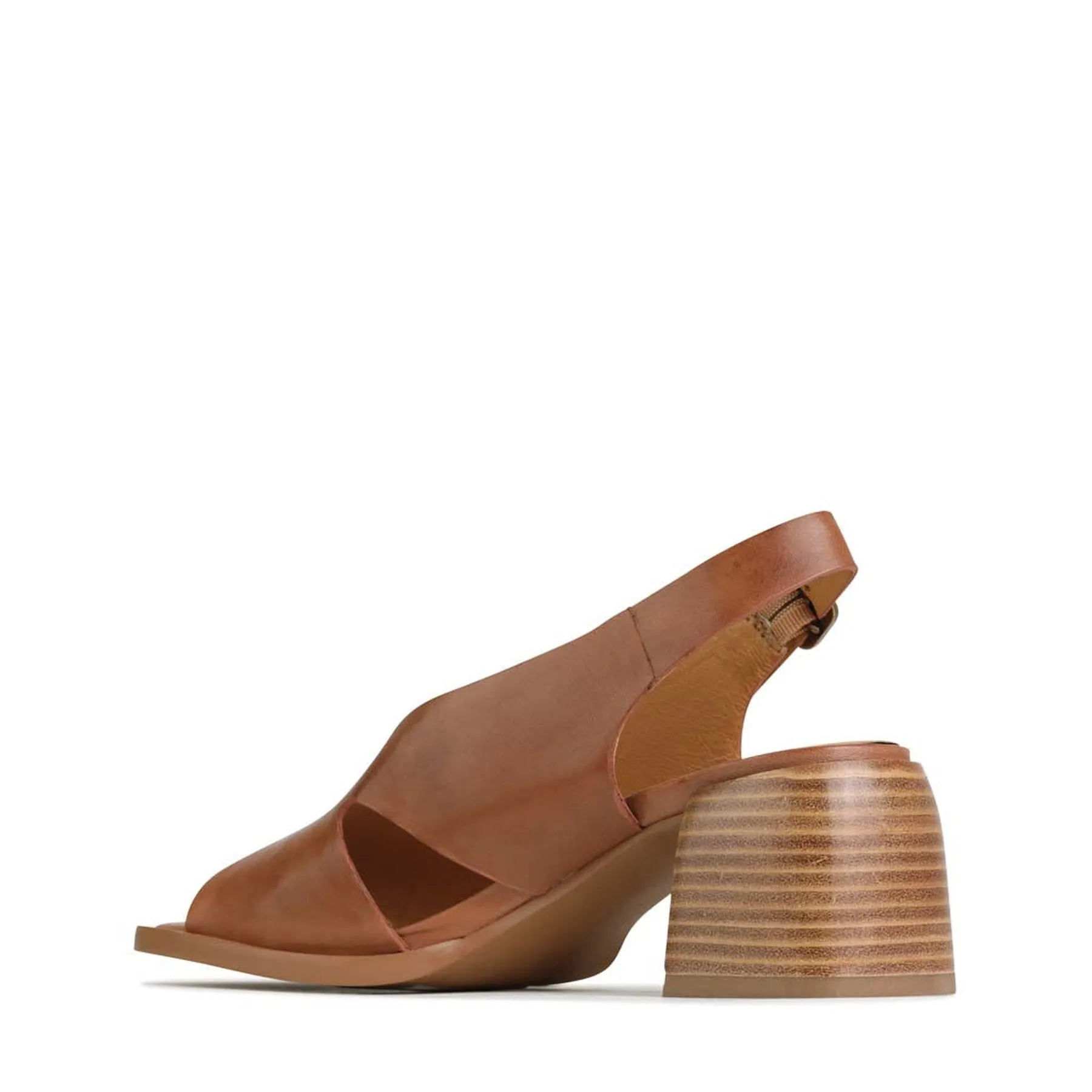 ISADORA BLOCK HEEL SANDALS LEATHER