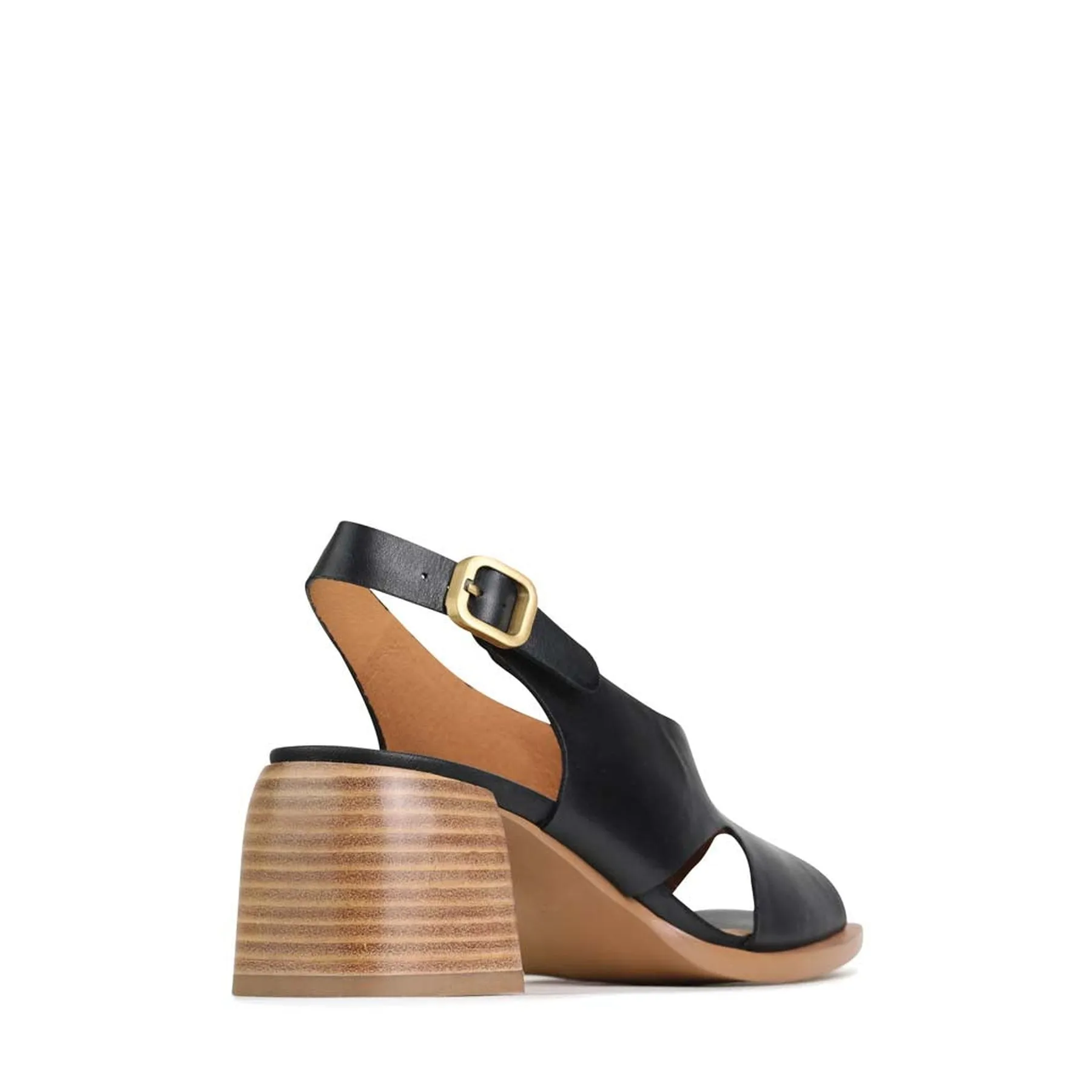 ISADORA BLOCK HEEL SANDALS LEATHER