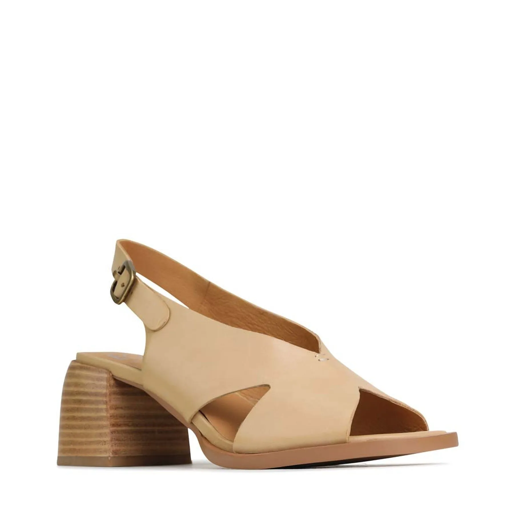 ISADORA BLOCK HEEL SANDALS LEATHER